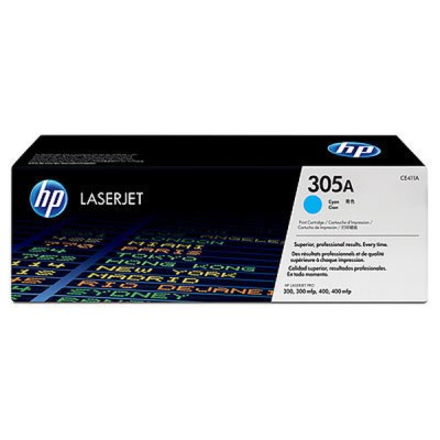 HP 305A (CE411A) Cyan - Authentique